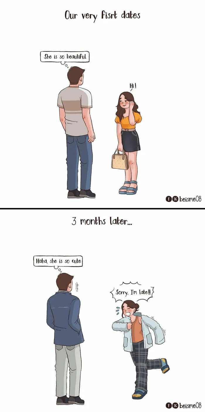 30 Sweet Comics By Luong Thuy Show What Being In A Relationship Is Like (New Pics)
