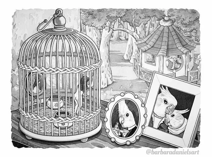 Artist Creates Illustrations Where The Roles Of Humans And Animals Are Reversed, And The Reality Is Thought-Provoking (50 Pics)