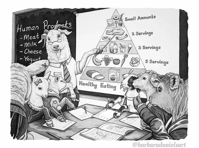 Artist Creates Illustrations Where The Roles Of Humans And Animals Are Reversed, And The Reality Is Thought-Provoking (50 Pics)