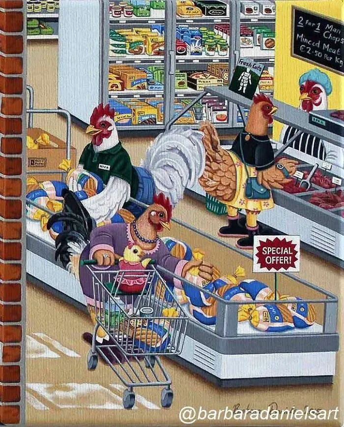 Artist Creates Illustrations Where The Roles Of Humans And Animals Are Reversed, And The Reality Is Thought-Provoking (50 Pics)