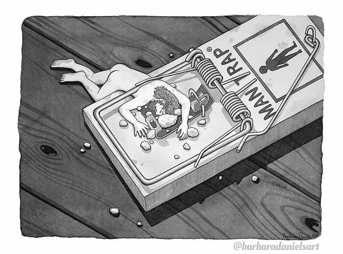 Artist Creates Illustrations Where The Roles Of Humans And Animals Are Reversed, And The Reality Is Thought-Provoking (50 Pics)