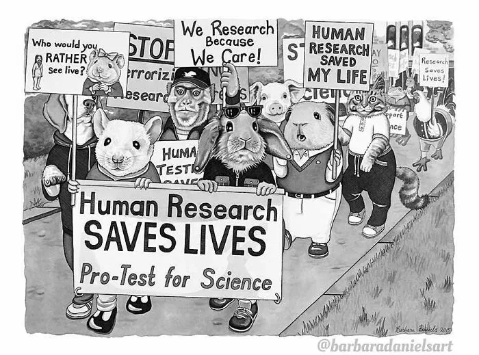 Artist Creates Illustrations Where The Roles Of Humans And Animals Are Reversed, And The Reality Is Thought-Provoking (50 Pics)