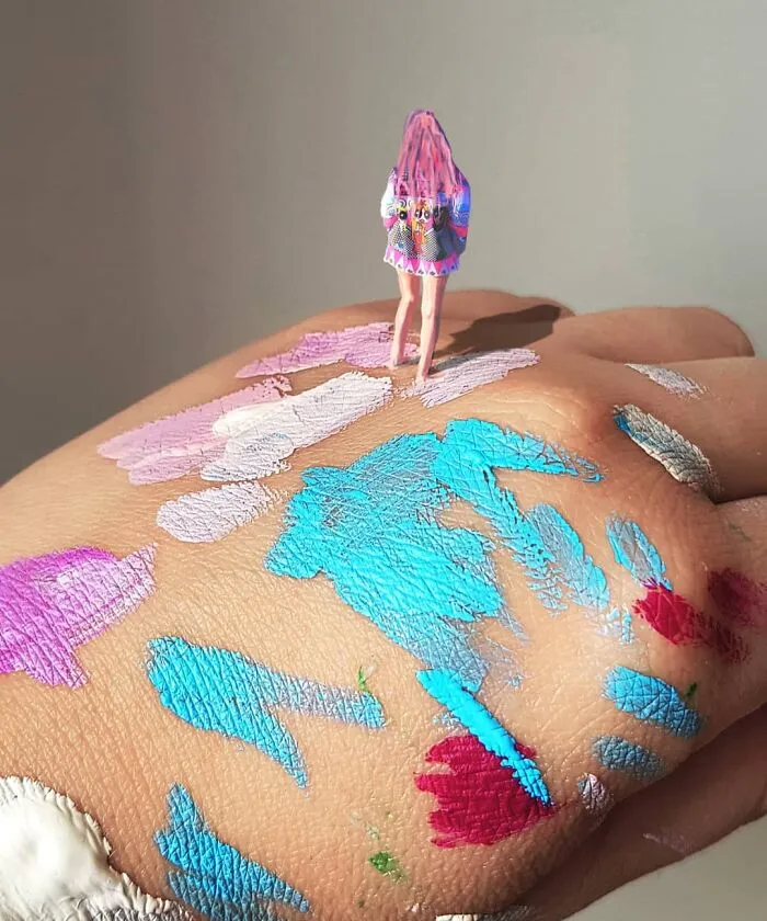 Artist Uses Her Hands As A Canvas To Show Her Hidden Worlds (39 Pics)