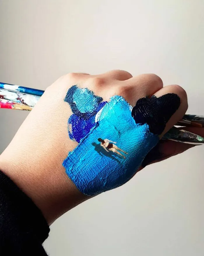 Artist Uses Her Hands As A Canvas To Show Her Hidden Worlds (39 Pics)