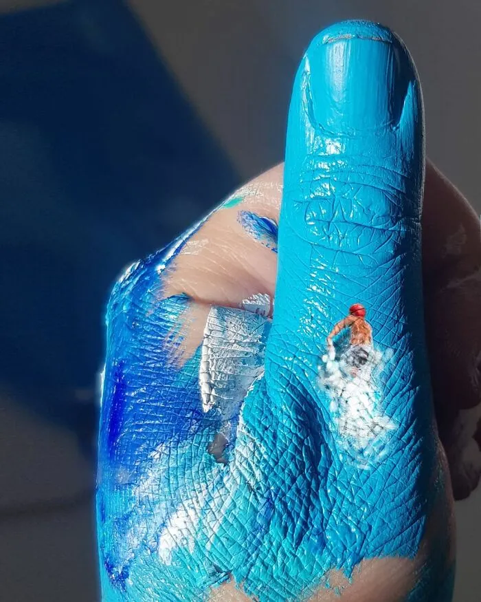 Artist Uses Her Hands As A Canvas To Show Her Hidden Worlds (39 Pics)