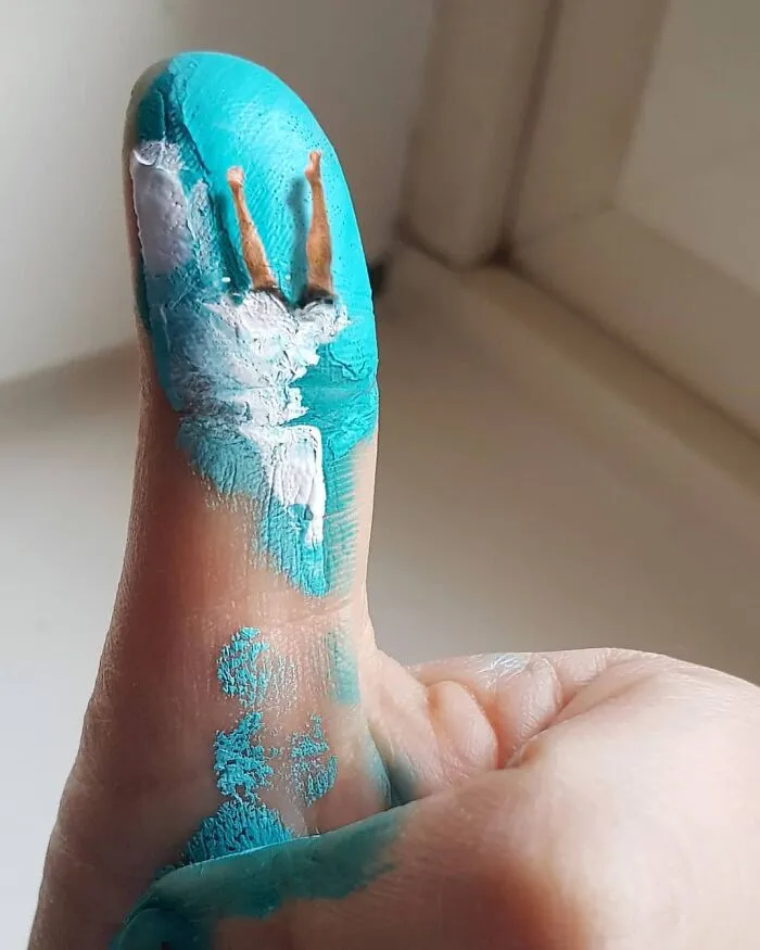 Artist Uses Her Hands As A Canvas To Show Her Hidden Worlds (39 Pics)