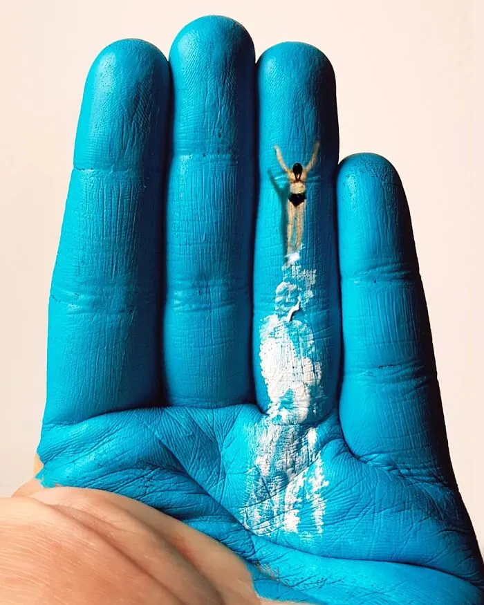 Artist Uses Her Hands As A Canvas To Show Her Hidden Worlds (39 Pics)