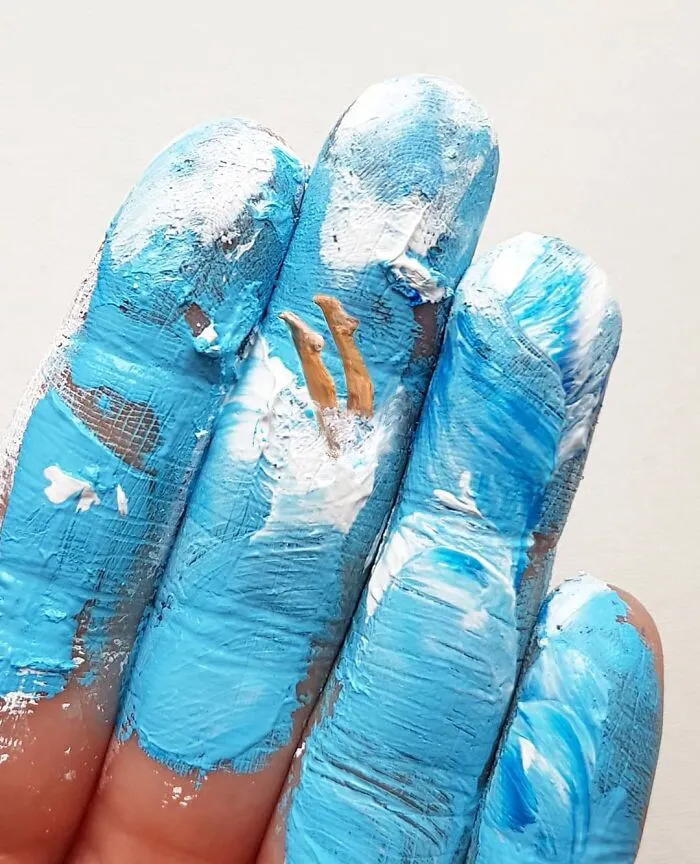 Artist Uses Her Hands As A Canvas To Show Her Hidden Worlds (39 Pics)