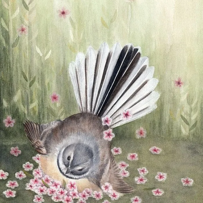 I Create Animal-Themed Paintings Using Watercolor, Ink, And Acrylic Paint, Here Are My best 70 Works