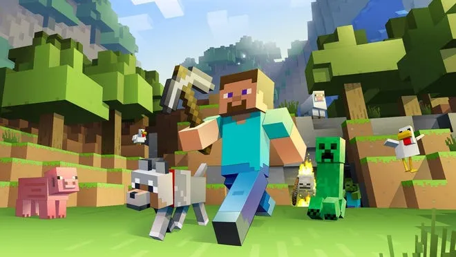 Photo Shop This Minecraft Photo Into The Nether Or End.