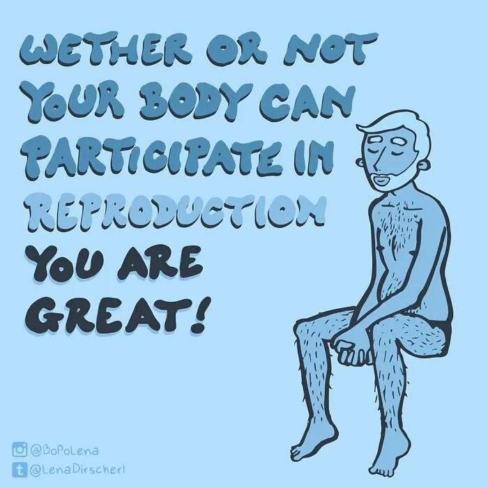 "Los problemas de imagen corporal masculina son importantes:" 30 Ilustraciones de BoPoLena