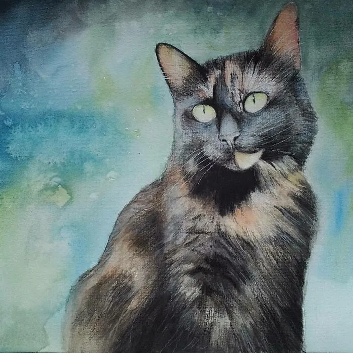 I Create Animal-Themed Paintings Using Watercolor, Ink, And Acrylic Paint, Here Are My best 70 Works