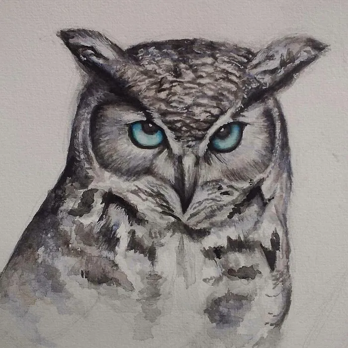 I Create Animal-Themed Paintings Using Watercolor, Ink, And Acrylic Paint, Here Are My best 70 Works