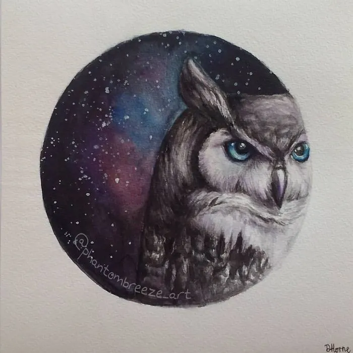 I Create Animal-Themed Paintings Using Watercolor, Ink, And Acrylic Paint, Here Are My best 70 Works