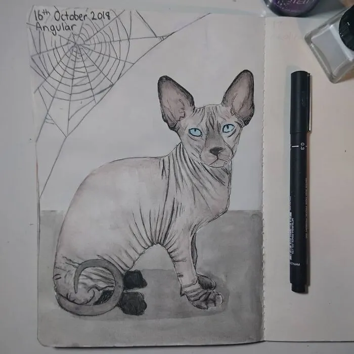 I Create Animal-Themed Paintings Using Watercolor, Ink, And Acrylic Paint, Here Are My best 70 Works