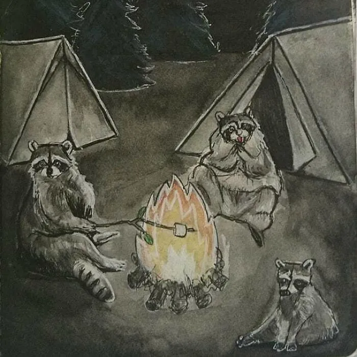 I Create Animal-Themed Paintings Using Watercolor, Ink, And Acrylic Paint, Here Are My best 70 Works