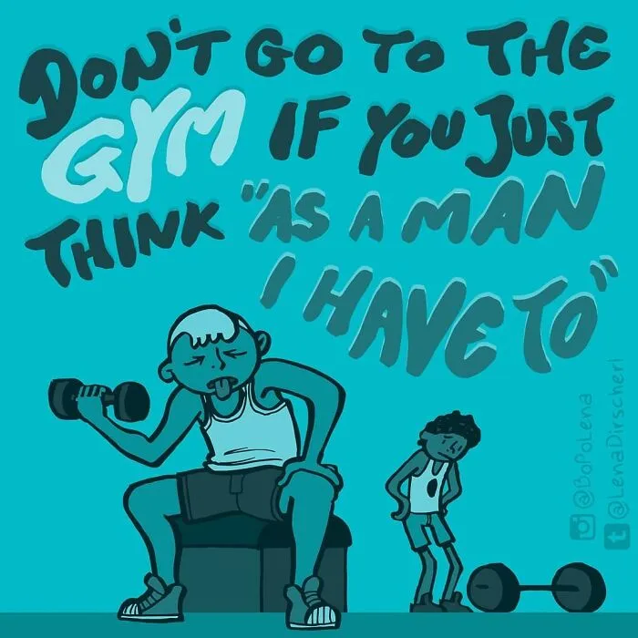 "Male Body Image Issues Are Important:" 30 Illustrations By BoPoLena