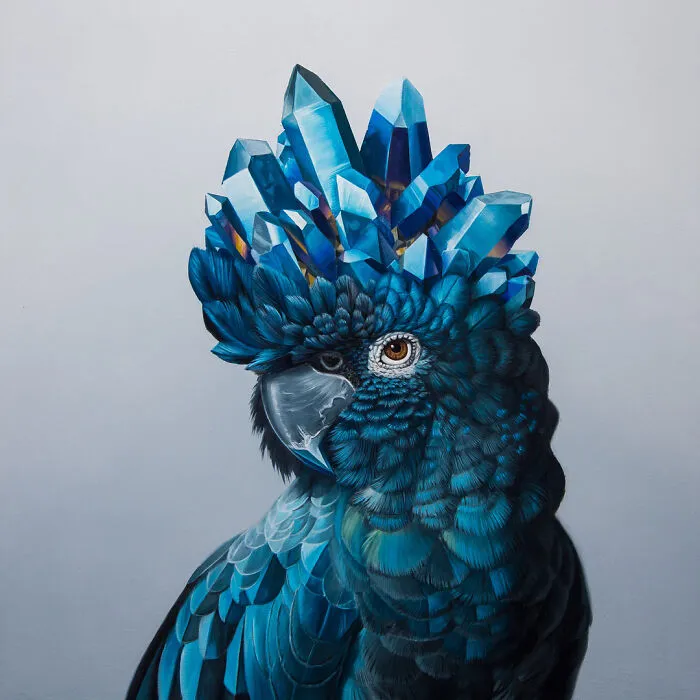 72 Surrealistic Oil Paintings That Capture The Fierce Beauty Of Wildlife By Jon Ching