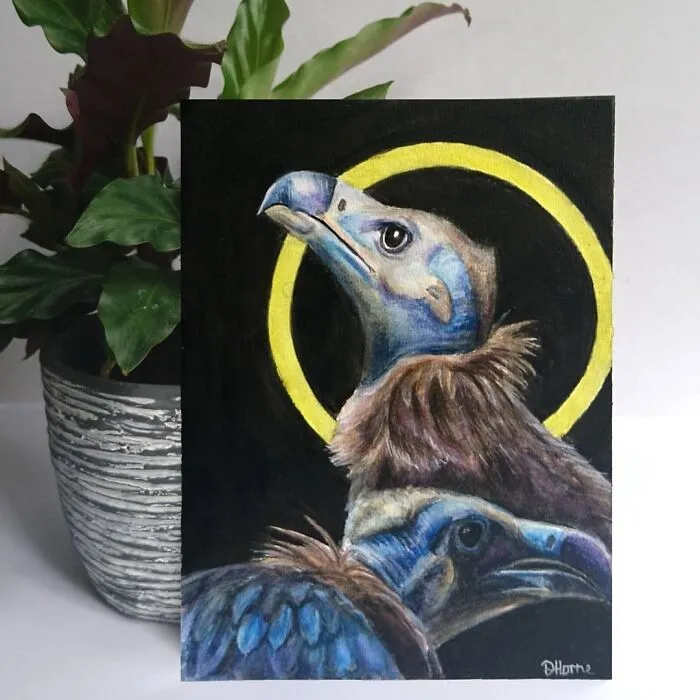 I Create Animal-Themed Paintings Using Watercolor, Ink, And Acrylic Paint, Here Are My best 70 Works