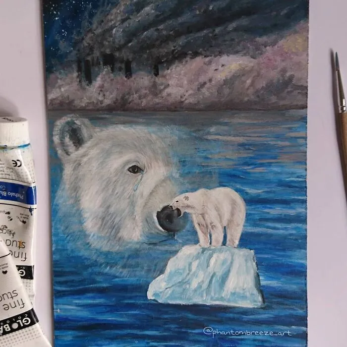 I Create Animal-Themed Paintings Using Watercolor, Ink, And Acrylic Paint, Here Are My best 70 Works