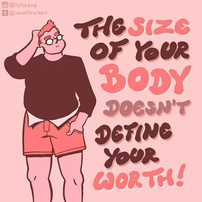 "Los problemas de imagen corporal masculina son importantes:" 30 Ilustraciones de BoPoLena