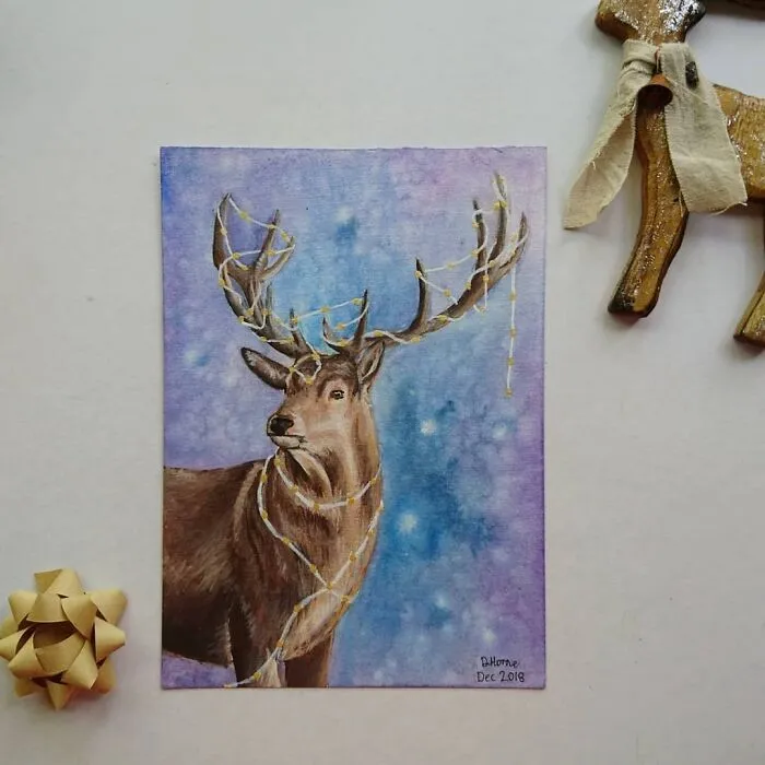 I Create Animal-Themed Paintings Using Watercolor, Ink, And Acrylic Paint, Here Are My best 70 Works