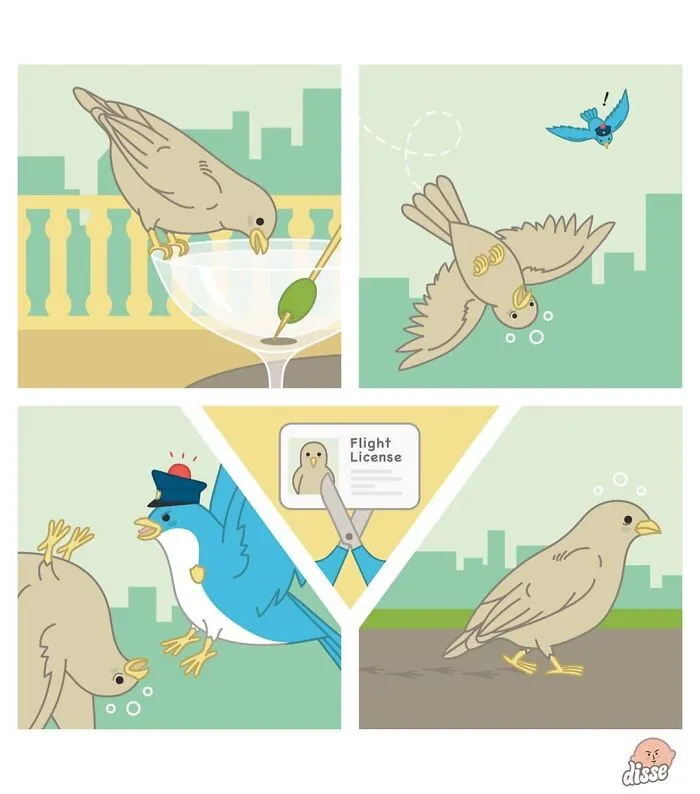 30 Absurdly Funny Comics By Italian Artist Disse