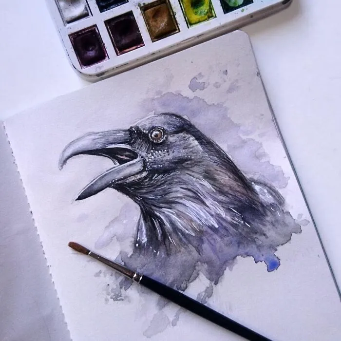 I Create Animal-Themed Paintings Using Watercolor, Ink, And Acrylic Paint, Here Are My best 70 Works