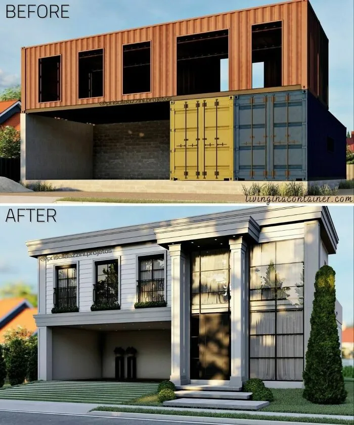 30 Amazing-Looking Houses Built From Recycled Shipping Containers