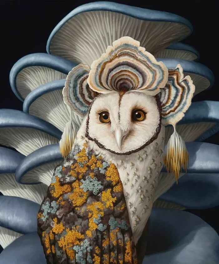 72 Surrealistic Oil Paintings That Capture The Fierce Beauty Of Wildlife By Jon Ching