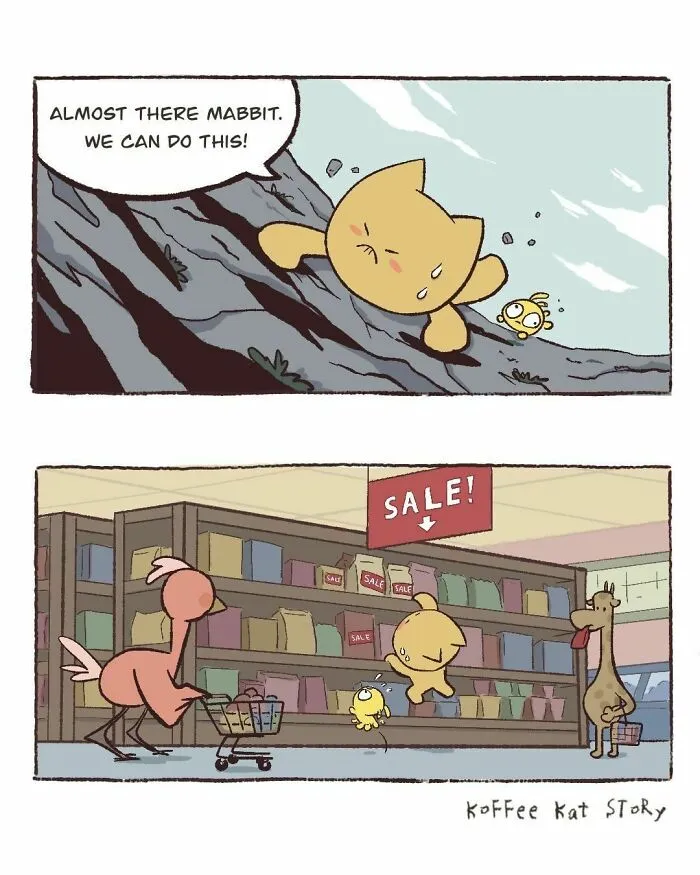 Our 30 Positive And Relatable Animal Comics To Make You Smile