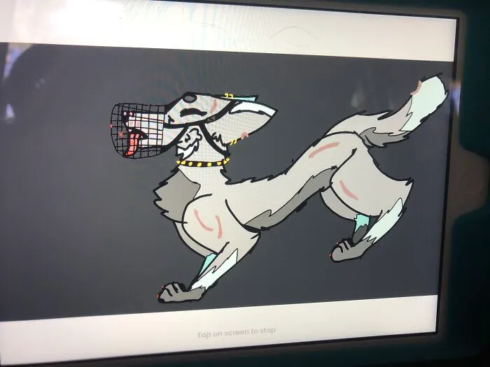 Here’s Harley, The Muzzled Arctic Fox Baddie