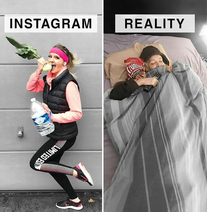 Woman Mocks Social Media And Shows The Reality Behind Those Perfect Instagram Photos (30 New Pics)