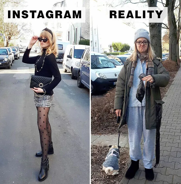 Woman Mocks Social Media And Shows The Reality Behind Those Perfect Instagram Photos (30 New Pics)