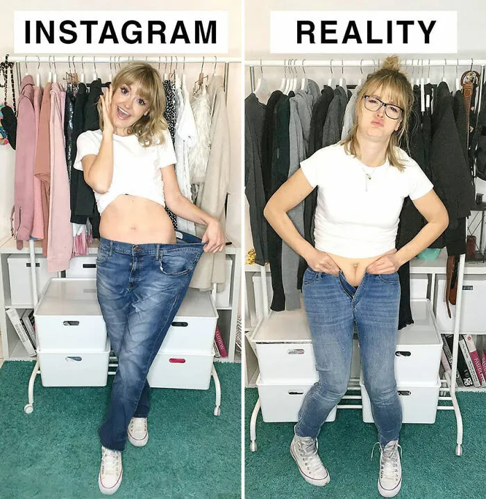 Woman Mocks Social Media And Shows The Reality Behind Those Perfect Instagram Photos (30 New Pics)
