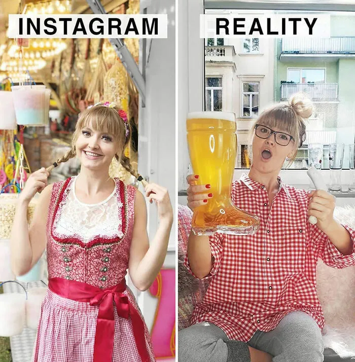 Woman Mocks Social Media And Shows The Reality Behind Those Perfect Instagram Photos (30 New Pics)