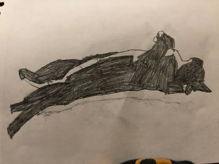 This Is A Drawing Of My Cat Midnight!
