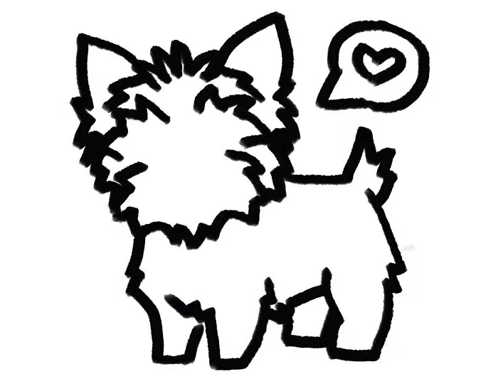 Yorkie! (I Made This One. You Can Do That, Look At Description)