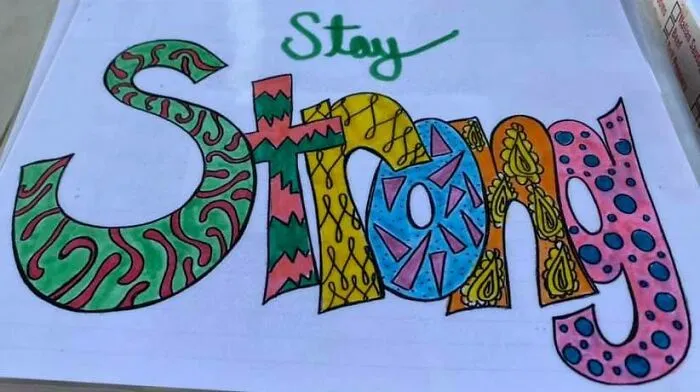 I Made This A While Ago I Drew The Outline Then Colored It With Markers