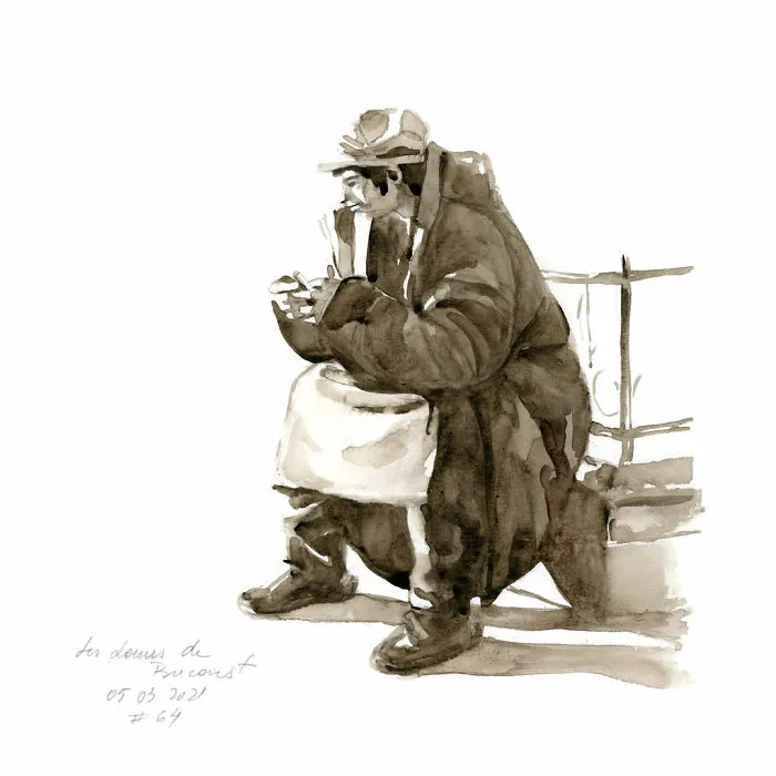 I Do Quick Drawings Of Women On The Streets Of Bucharest (39 Pics)