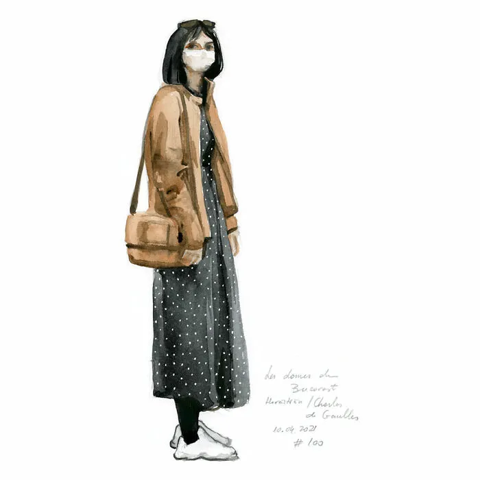 I Do Quick Drawings Of Women On The Streets Of Bucharest (39 Pics)