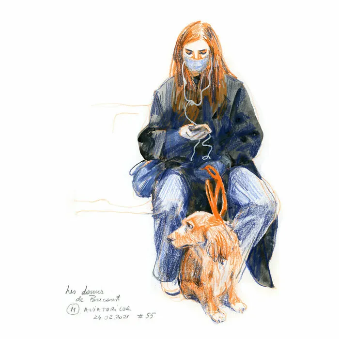 I Do Quick Drawings Of Women On The Streets Of Bucharest (39 Pics)