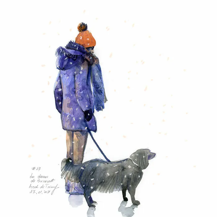 I Do Quick Drawings Of Women On The Streets Of Bucharest (39 Pics)