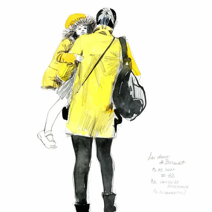 I Do Quick Drawings Of Women On The Streets Of Bucharest (39 Pics)