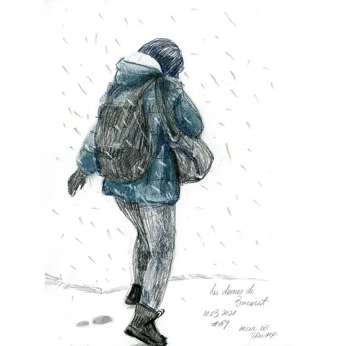 I Do Quick Drawings Of Women On The Streets Of Bucharest (39 Pics)