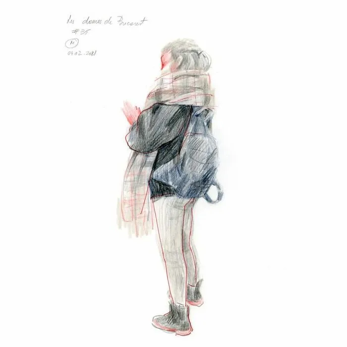 I Do Quick Drawings Of Women On The Streets Of Bucharest (39 Pics)