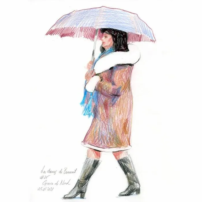 I Do Quick Drawings Of Women On The Streets Of Bucharest (39 Pics)