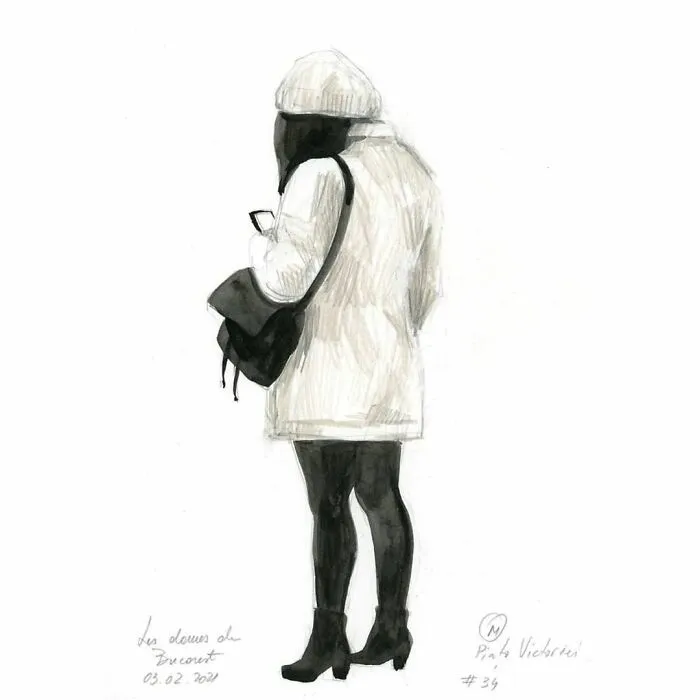 I Do Quick Drawings Of Women On The Streets Of Bucharest (39 Pics)