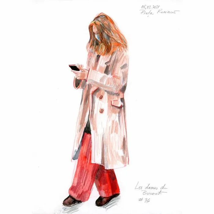I Do Quick Drawings Of Women On The Streets Of Bucharest (39 Pics)