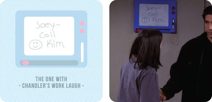S05e12 A: The One With Chandler’s Work Laugh